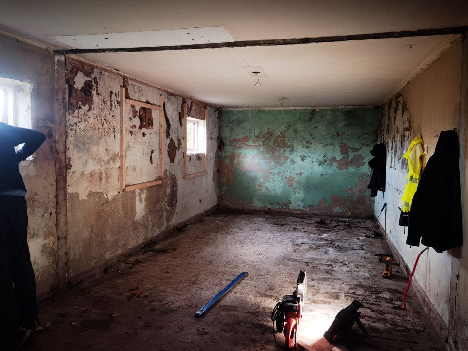 Innvendig rehabilitering – før